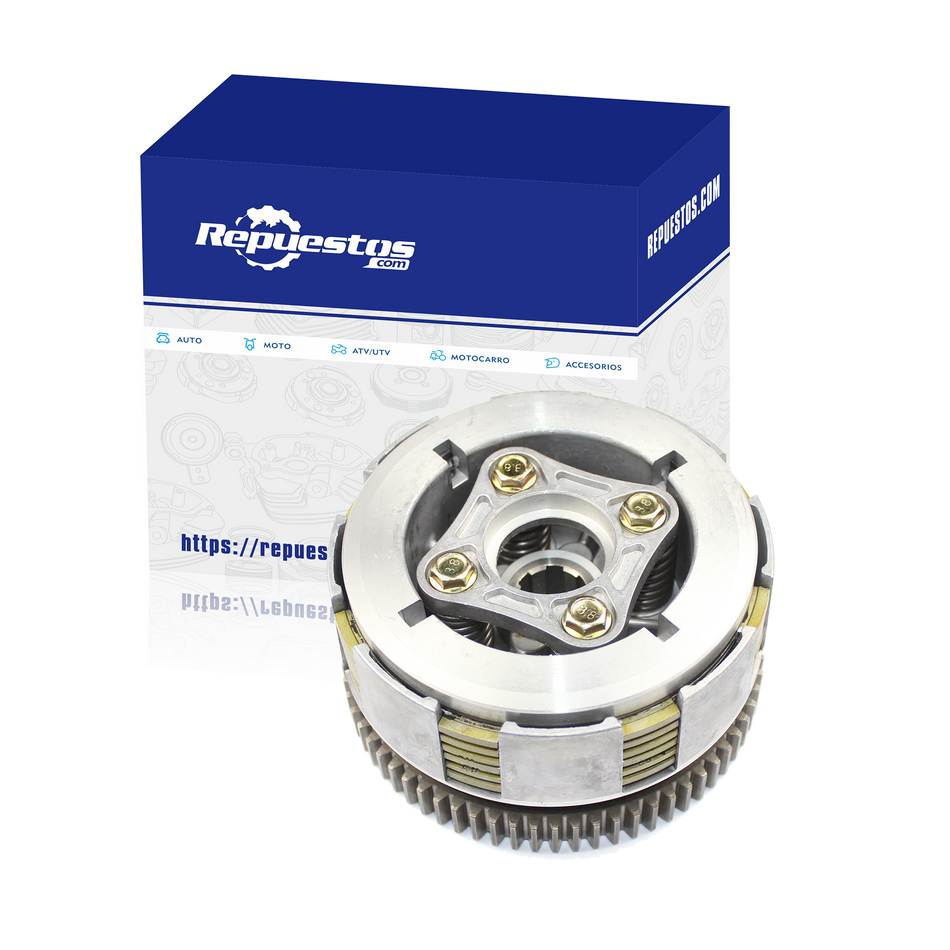 EMBRAGUE COMPLETO PARA HONDA CA250 CMX250 REBEL 250 4 RESORTES