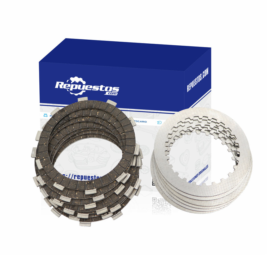 PASTAS Y DISCOS DE CLUTCH PARA HONDA XR400 NX400 VENTO LUCKY 7