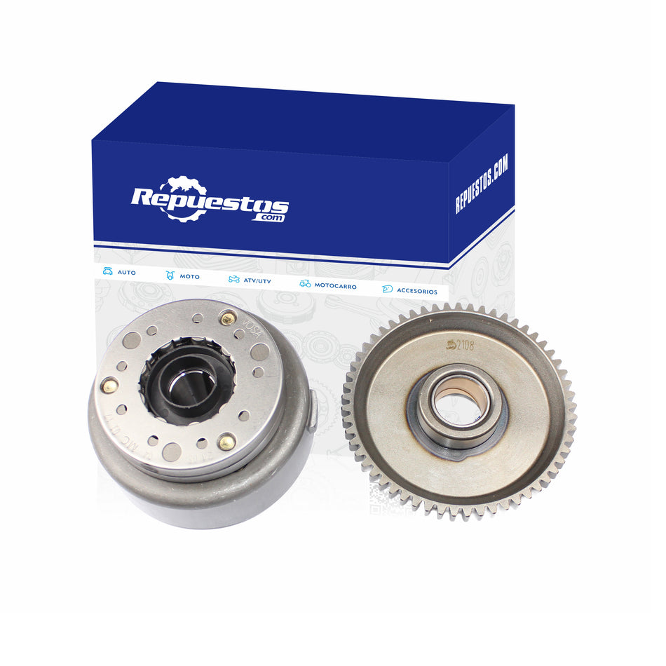 ROTOR MAGNETO COMPLETO Y ENGRANE PARA  VENTO TORNADO 250 ROCKETMAN 250