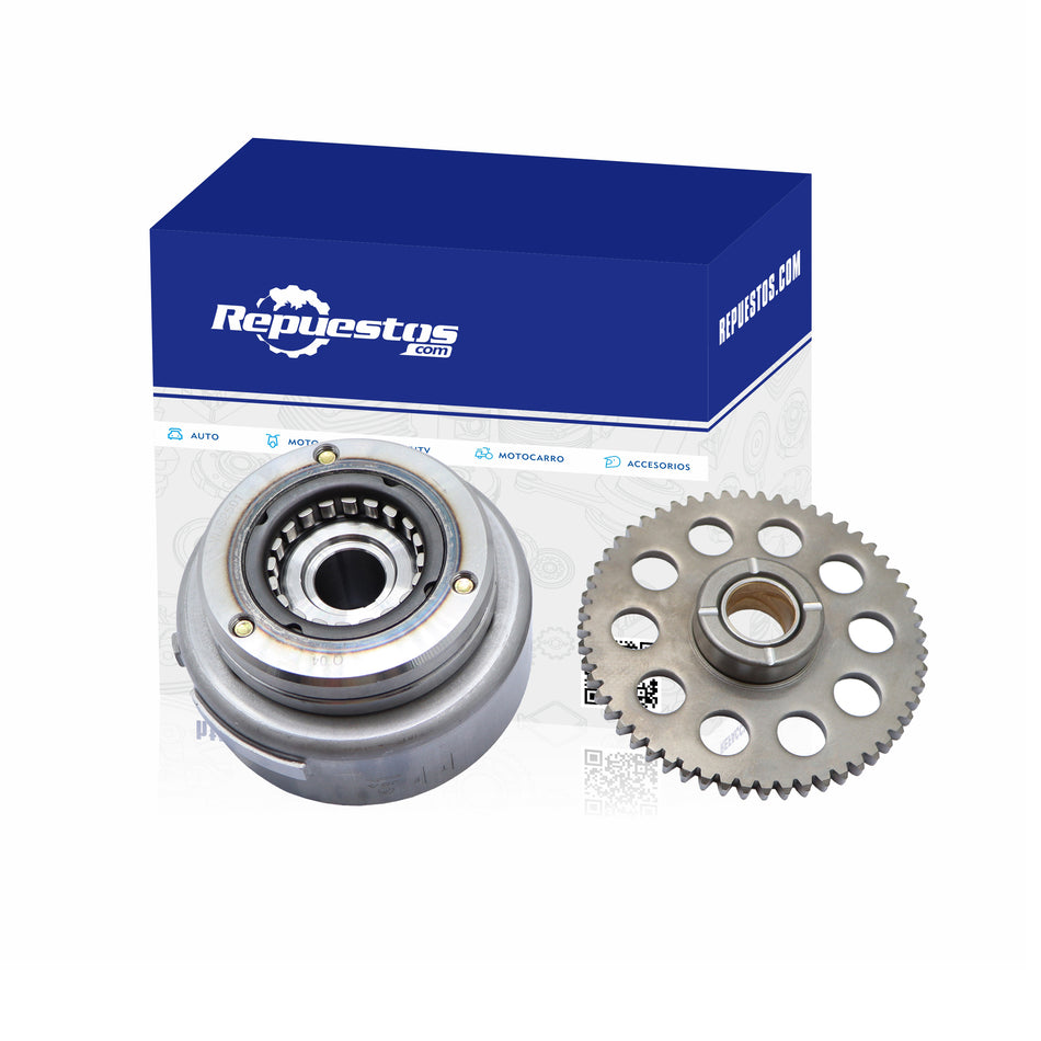 ROTOR MAGNETO COMPLETO Y ENGRANE PARA ITALIKA DM 300