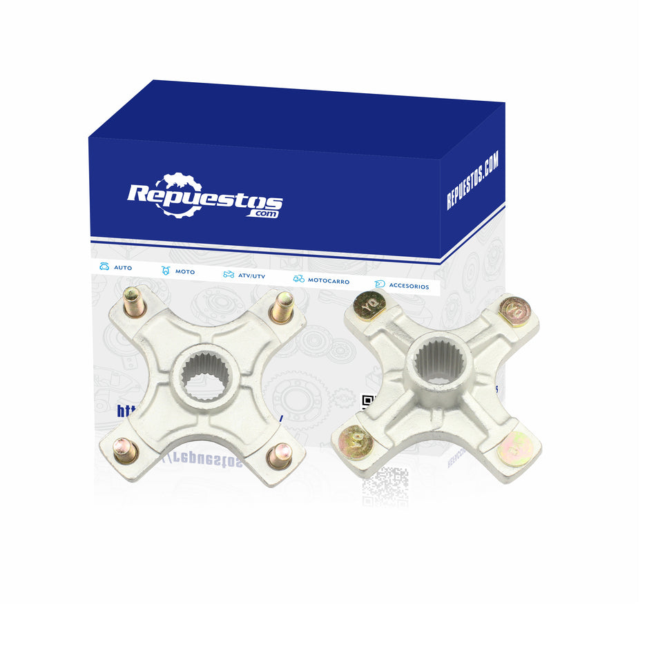 MAZA/MASA DE EJE TRASERO PARA ITALIKA ATV150/180 C/REVERSA (F15030088) 2 PIEZAS