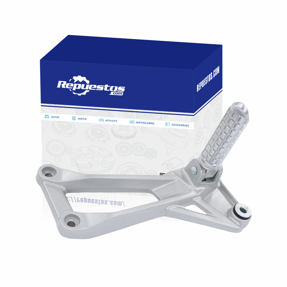 RIGHT REAR FOOTREST SUPPORT AND FOOTREST FOR ITALIKA 280Z