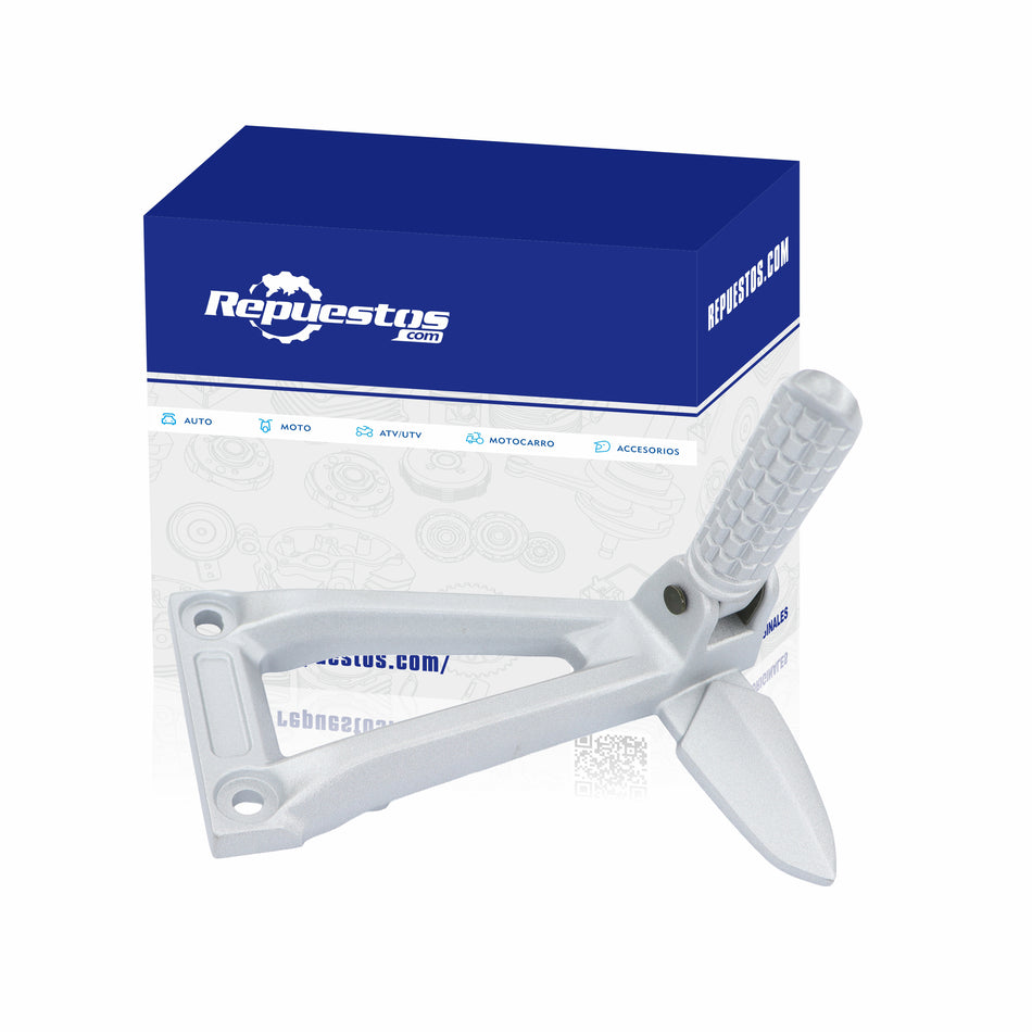 RIGHT REAR FOOTREST SUPPORT AND FOOTREST FOR ITALIKA 280Z