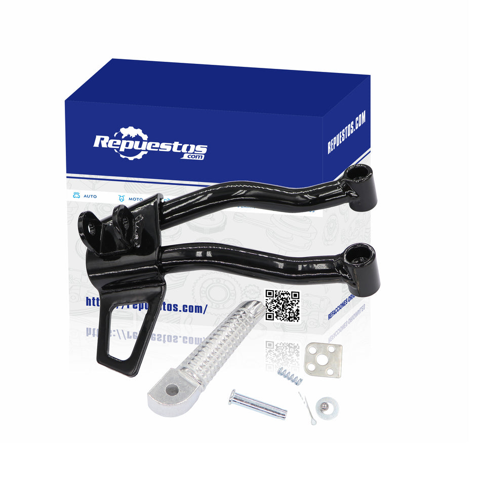 SOPORTE POSAPIE Y POSAPIE TRASERO IZQUIERDO PARA ITALIKA 280Z