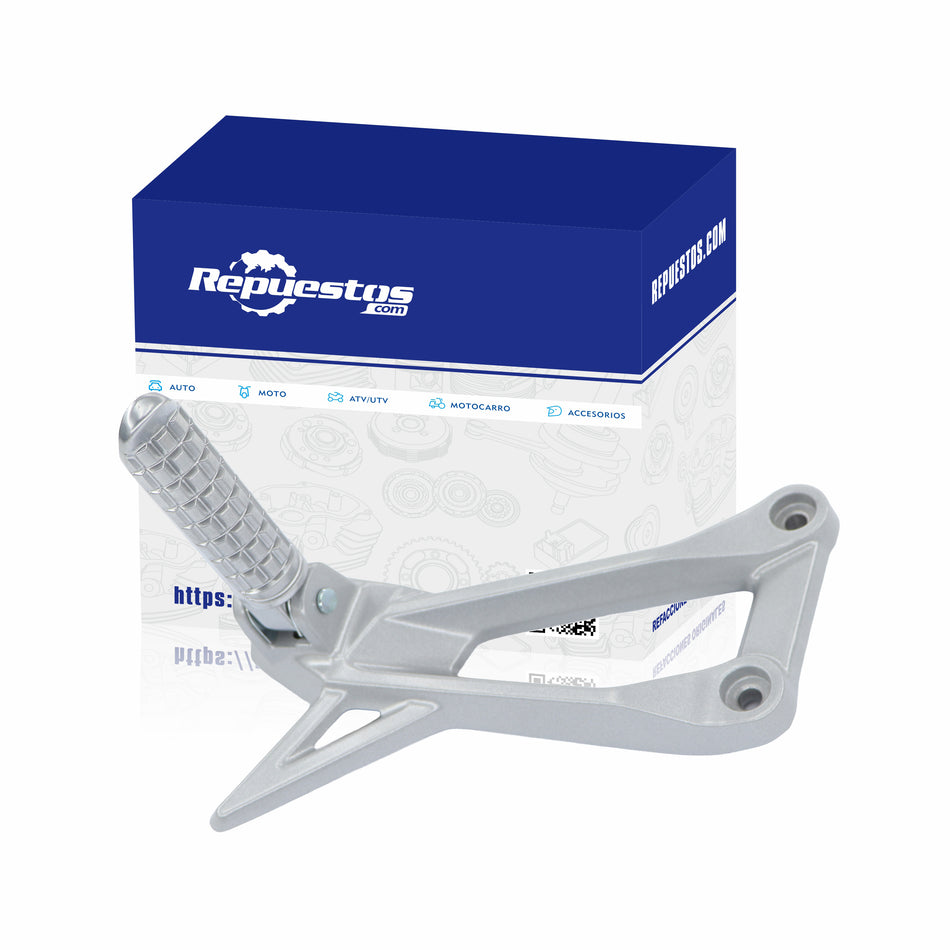 RIGHT REAR FOOTREST SUPPORT AND FOOTREST FOR ITALIKA 280Z