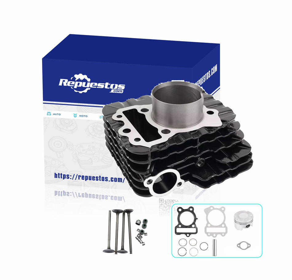 COMPLETE CYLINDER AND VALVE KIT FOR BAJAJ DISCOVER 150ST
