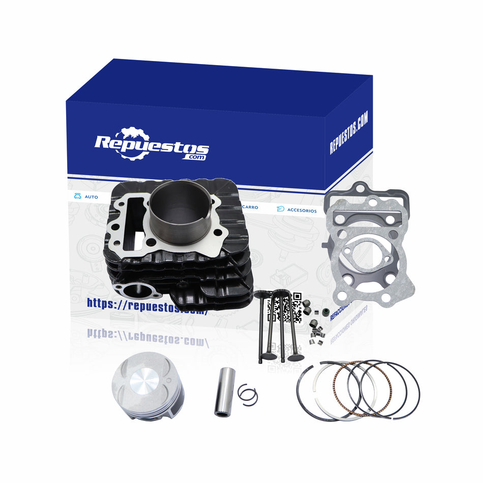 COMPLETE CYLINDER AND VALVE KIT FOR BAJAJ PULSAR NS150 AS150