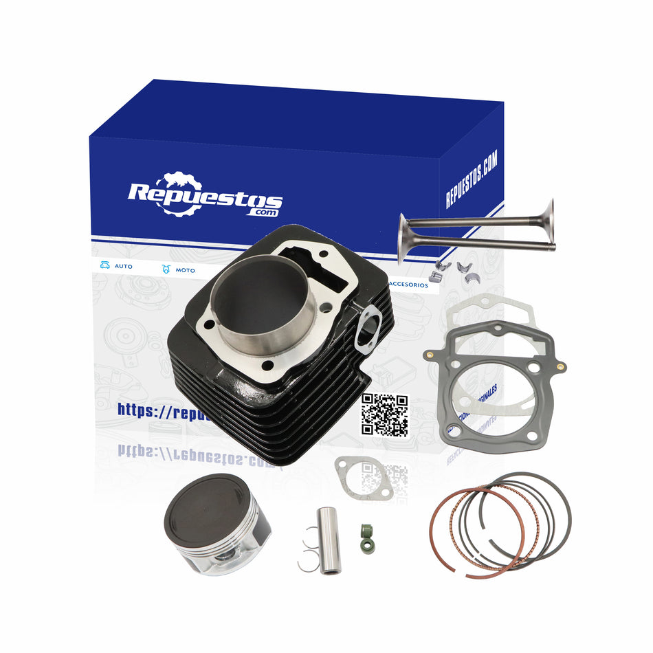KIT DE CILINDRO COMPLETO Y VÁLVULAS PARA VELOCI SCORPIO 300