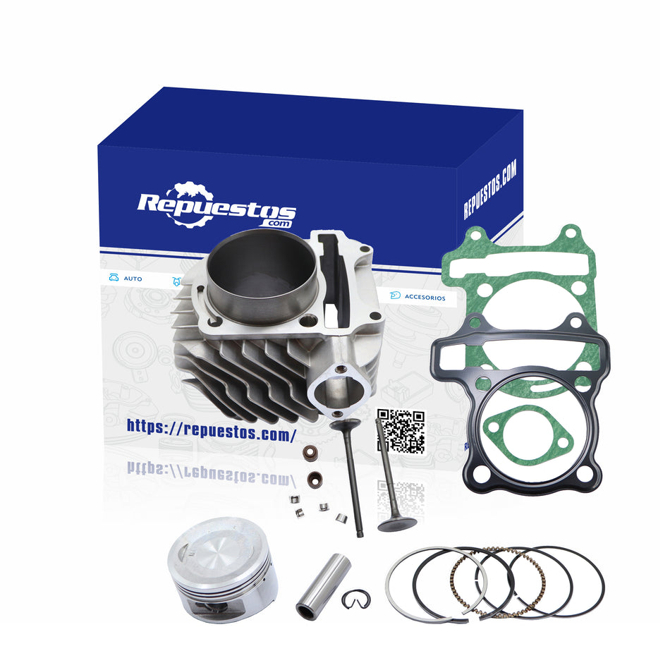 KIT DE CILINDRO COMPLETO Y VALVULAS PARA DINAMO ROCKY XTREME 200