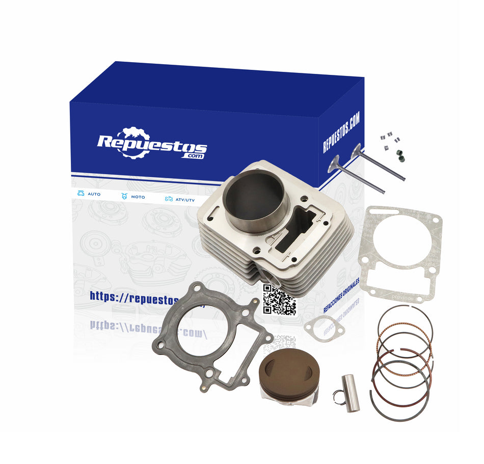 KIT DE CILINDRO Y VALVULAS PARA ITALIKA VORTX 250 VORT-X250