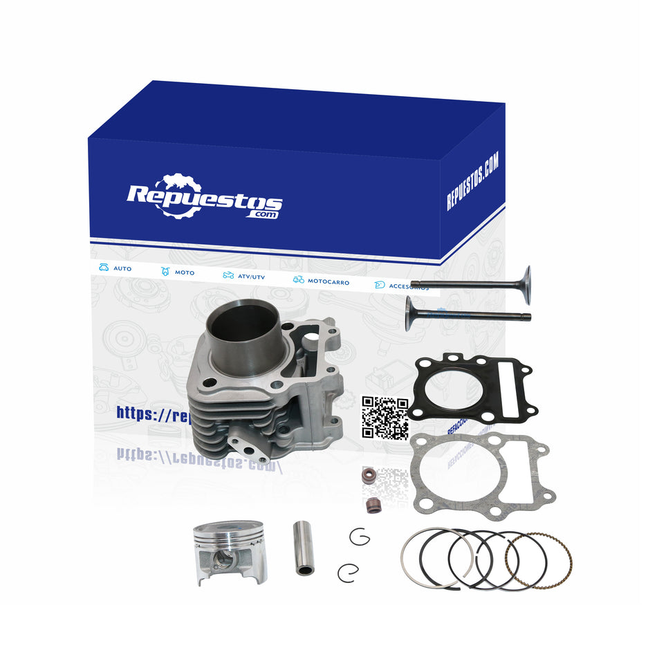 KIT CILINDRO Y VALVULAS PARA SUZUKI AN125