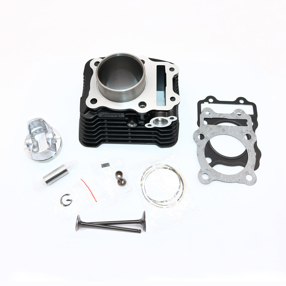 KIT CILINDRO Y VALVULAS PARA SUZUKI GIXXER 150 GSX150F