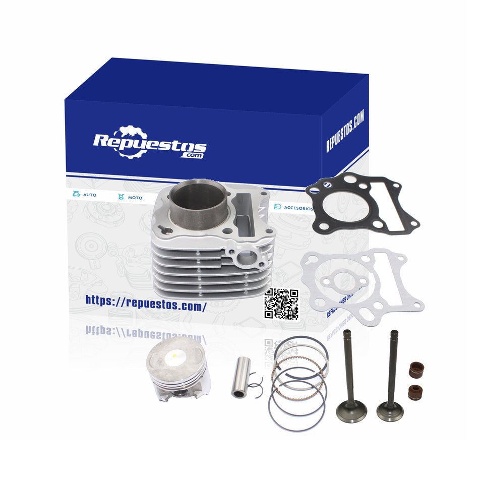 KIT DE CILINDRO COMPLETO Y VALVULAS PARA SUZUKI AX4 GD110