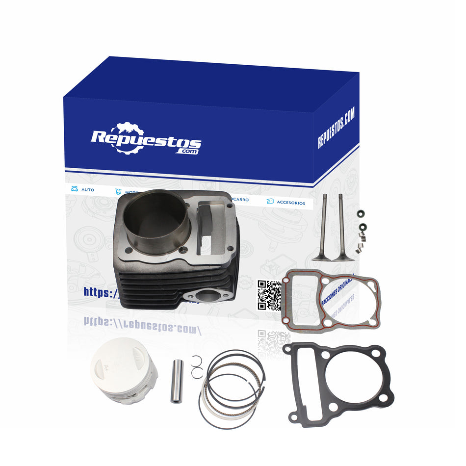 KIT CILINDRO Y VALVULAS PARA FB MONDIAL SPARTAN 250 ABS