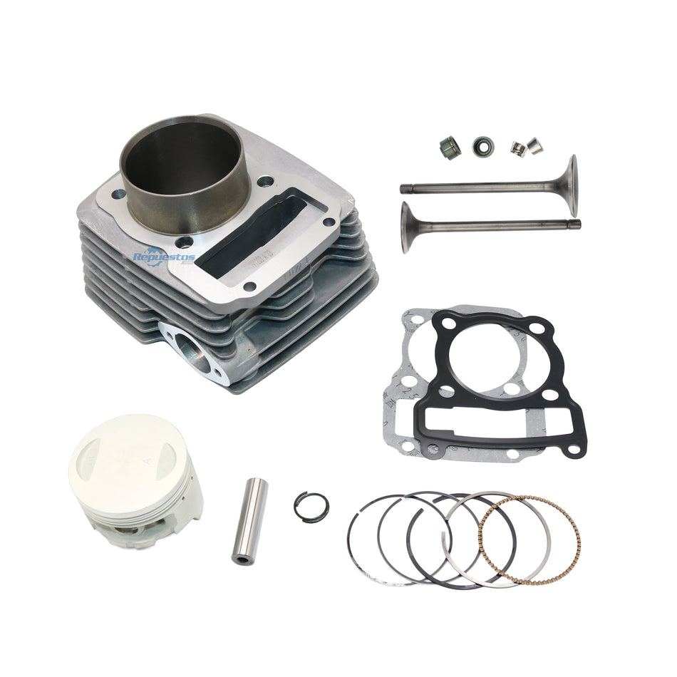 KIT CILINDRO Y VALVULAS PARA VENTO TORNADO 250 ROCKETMAN 250