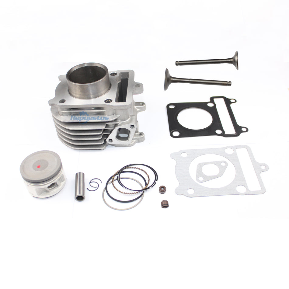 CYLINDER AND VALVE KIT FOR YAMAHA CYGNUS 125 Z XA125