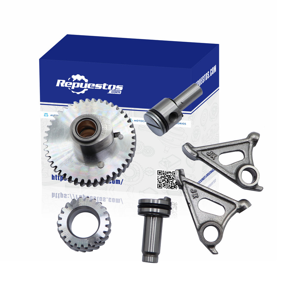 ÁRBOL DE LEVAS Y BALANCINES PARA DINAMO MOTOCARRO HEAVY CAB 300