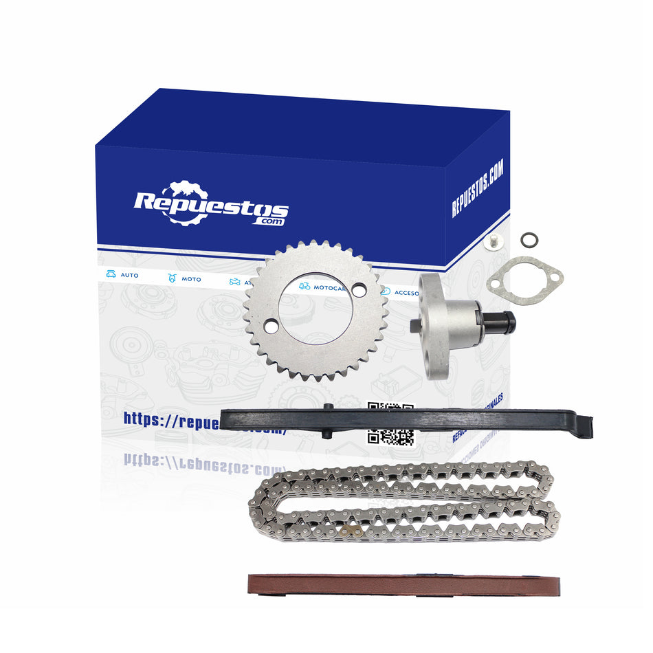 TIMING CHAIN, TENSIONER GEAR AND GUIDES FOR VELOCI XEVERUS 300