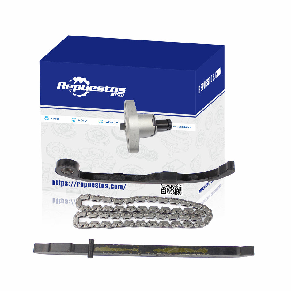 GUIAS CADENA DE TIEMPO Y TENSOR PARA KURAZAI SPARTHA2 175CC 2016-2021
