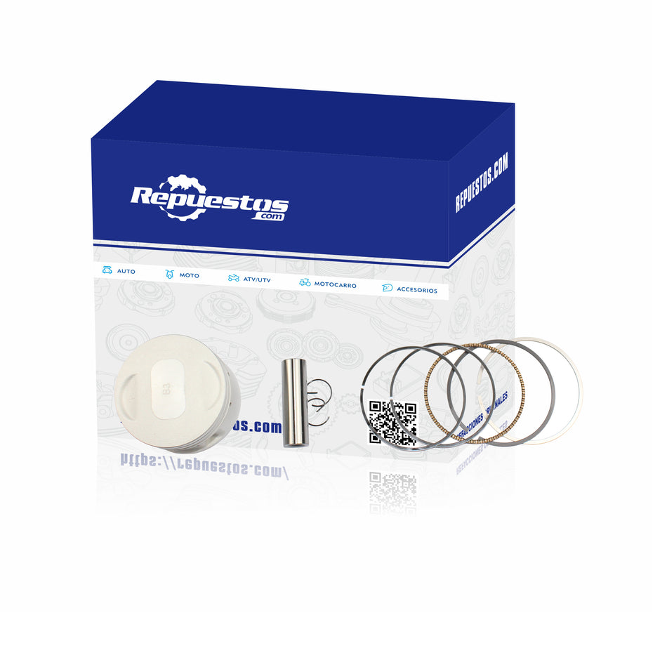 KIT DE PISTON COMPLETO PARA ITALIKA DM200 FT200 DT200