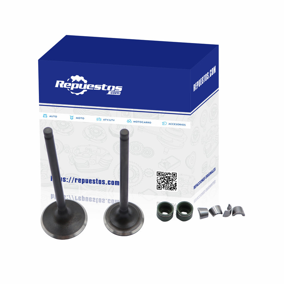 INTAKE AND EXHAUST VALVE SET FOR VENTO STORM 300