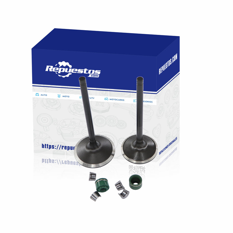 JUEGO DE VÁLVULAS ADMISION Y ESCAPE PARA VENTO NITROX 330 T3