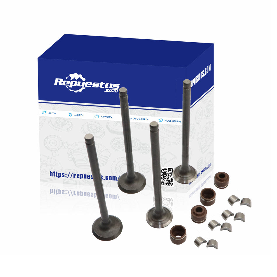 JUEGO DE VÁLVULAS ADMISON Y ESCAPE PARA YAMAHA MT15