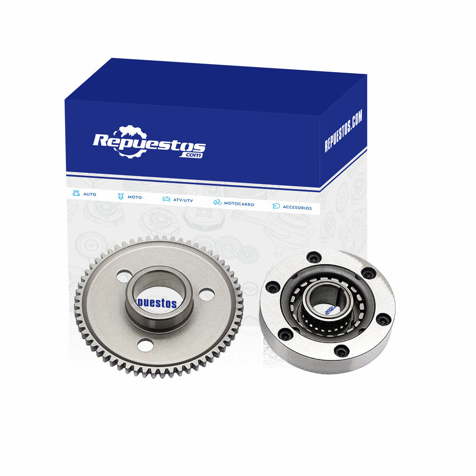 BENDIX Y ENGRANE COMPLETO PARA DINAMO ROCKY XTREME 200