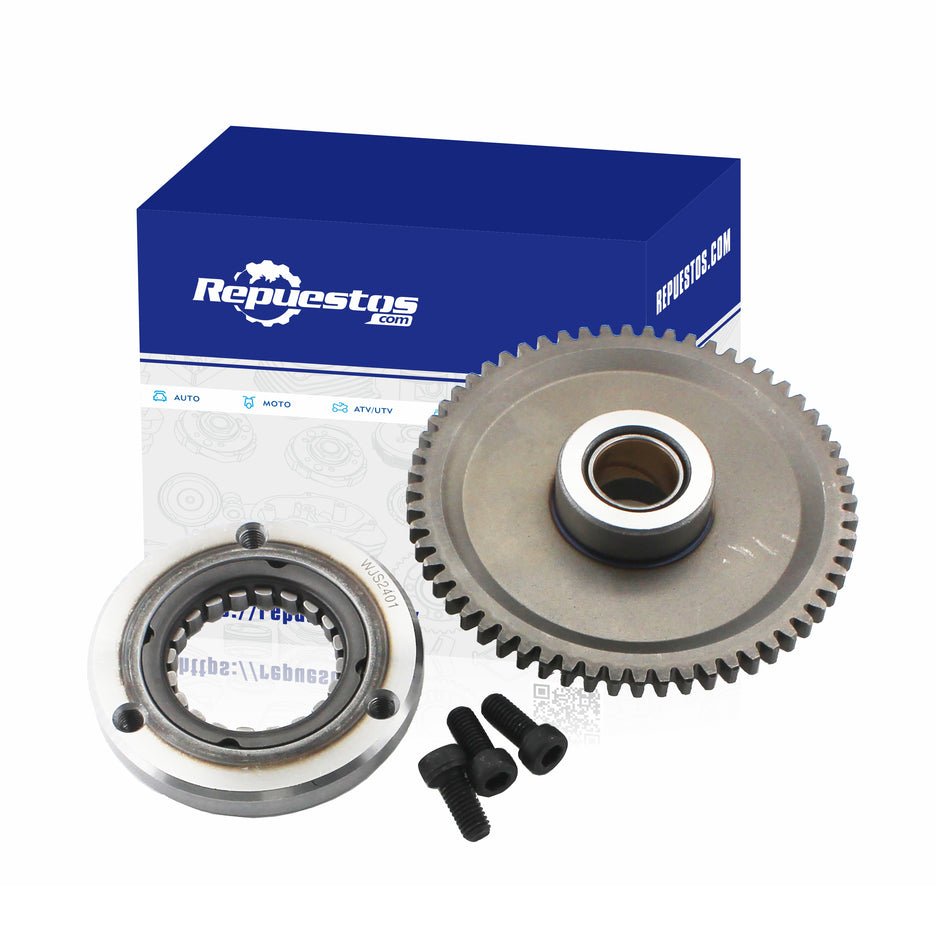 BENDIX Y ENGRANE COMPLETO PARA CARABELA VECTOR 250 60D