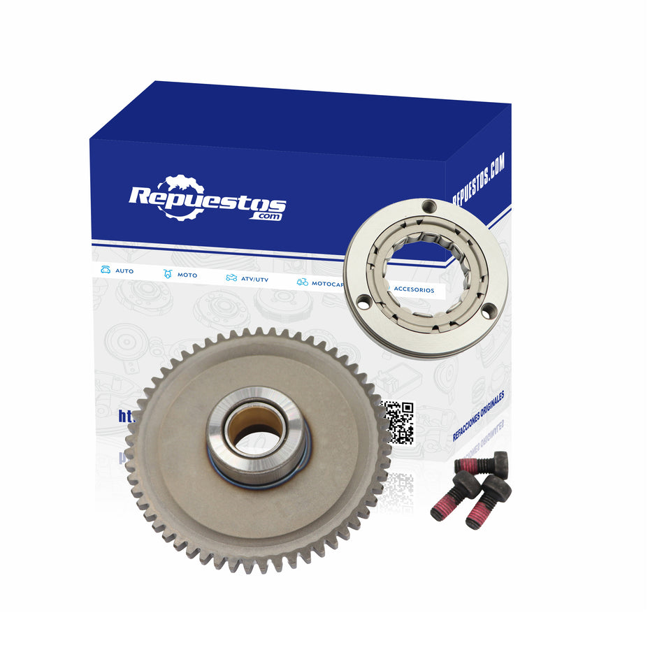 BENDIX Y ENGRANE COMPLETO PARA ITALIKA RT200 2017-2019 RT250 2016-2020