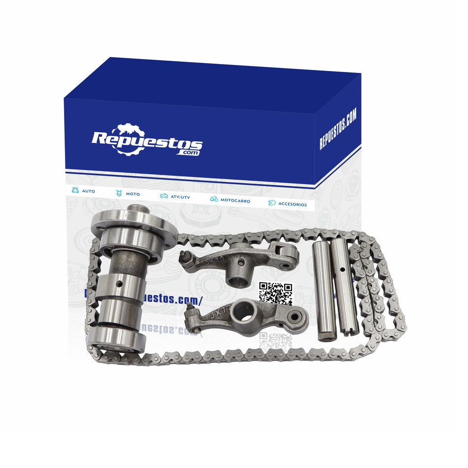 ÁRBOL DE LEVAS BALANCINES Y CADENA PARA VENTO CROSSMAX 300 RALLY