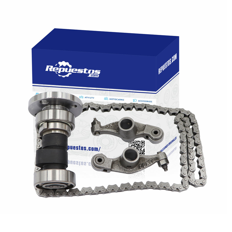 ÁRBOL DE LEVAS BALANCINES Y CADENA PARA DINAMO R1 R2 6 VELOCIDADES