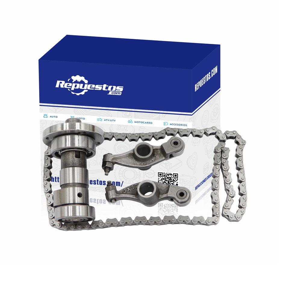 ÁRBOL DE LEVAS BALANCINES Y CADENA PARA DINAMO SCORPION 250 5 VELOCIDADES