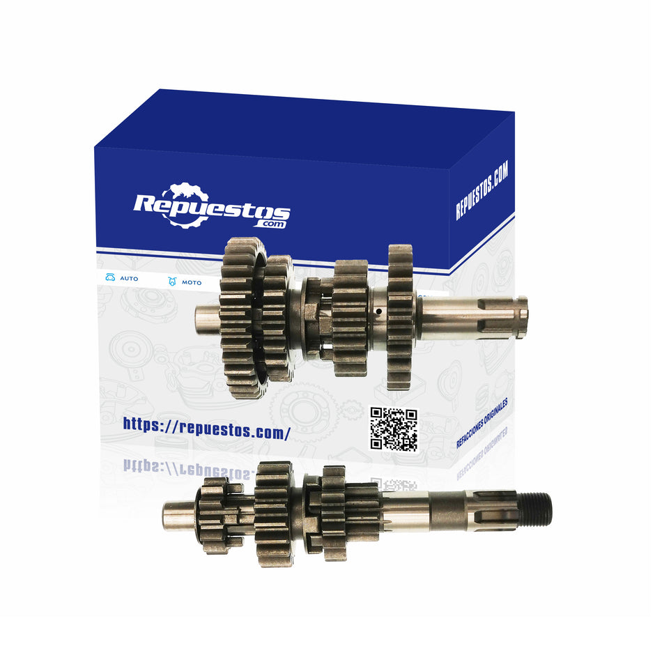 EJE PRIMARIO Y SECUNDARIO TRANSMISIÓN PARA SUZUKI AX4 GD110 GD115