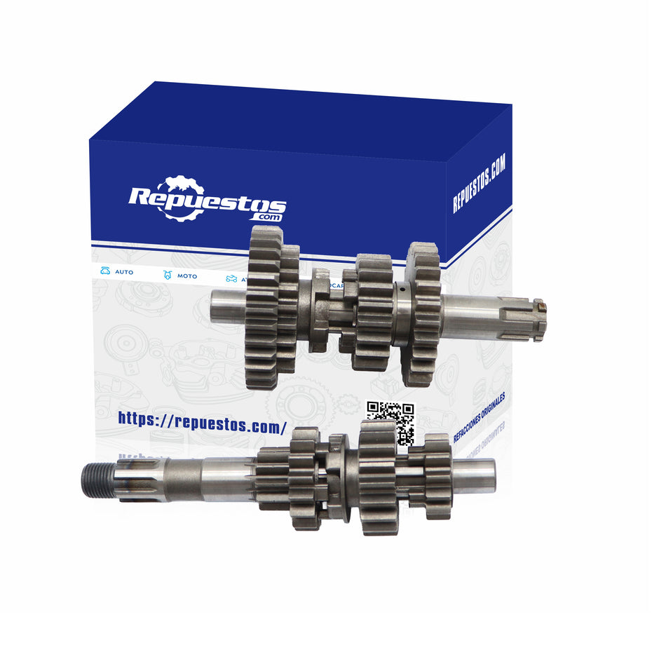 EJE PRIMARIO Y SECUNDARIO TRANSMISIÓN PARA SUZUKI AX4 GD110 GD115