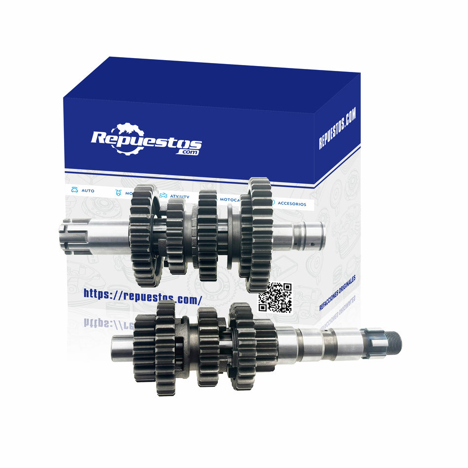 EJE PRIMARIO Y SECUNDARIO TRANSMISIÓN PARA YAMAHA XV250