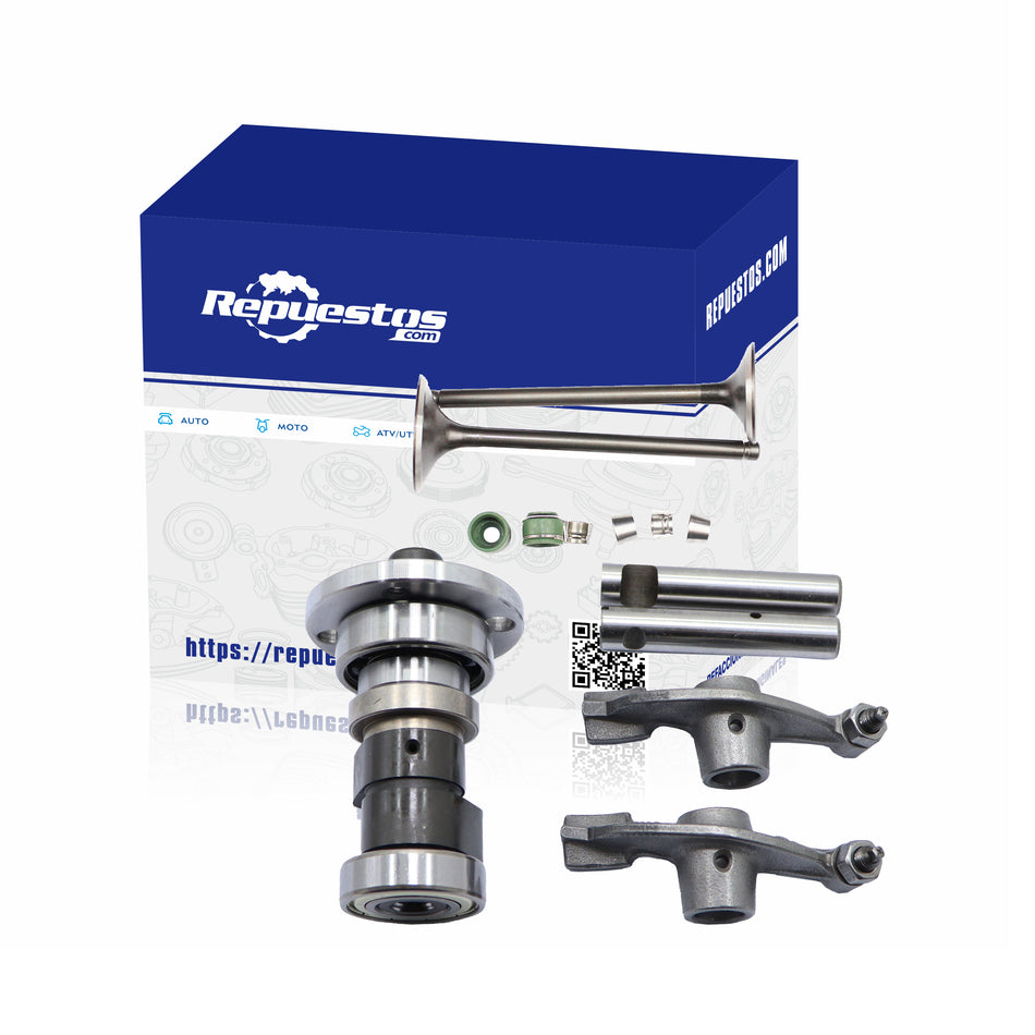ÁRBOL DE LEVAS BALANCINES Y VALVULAS PARA VELOCI SCORPIO 300