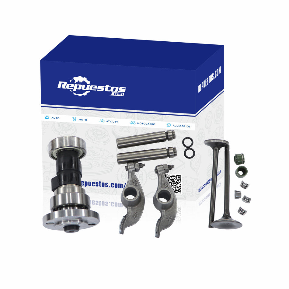 ÁRBOL DE LEVAS BALANCINES Y VALVULAS PARA VENTO CROSSOVER 250