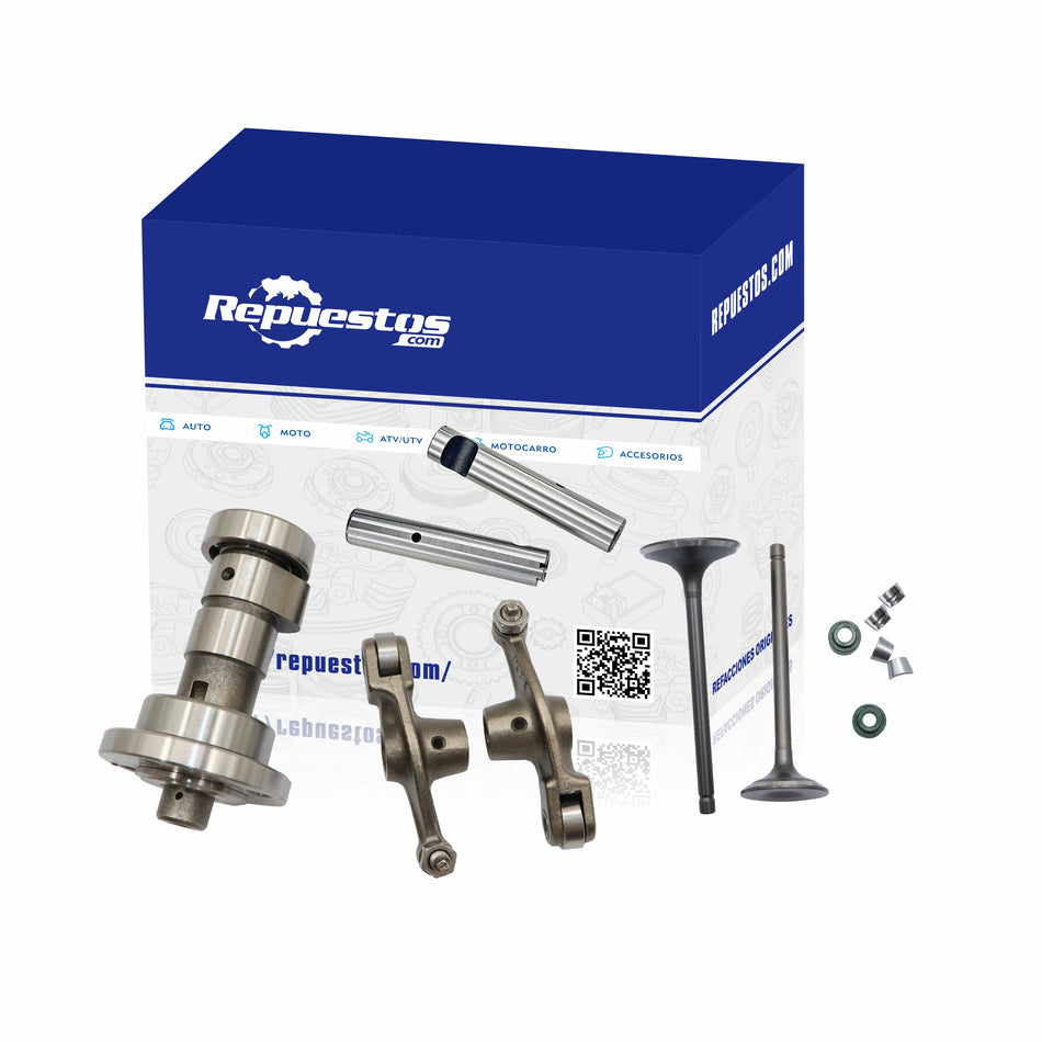 ÁRBOL DE LEVAS BALANCINES Y VALVULAS PARA VENTO CROSSMAX 300 RALLY