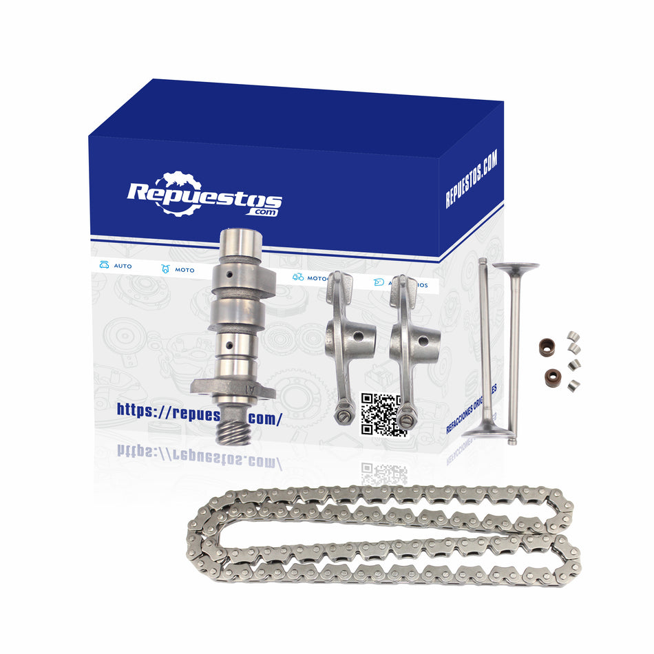 ÁRBOL DE LEVAS BALANCINES VALVULAS Y CADENA PARA SUZUKI GZ150-A