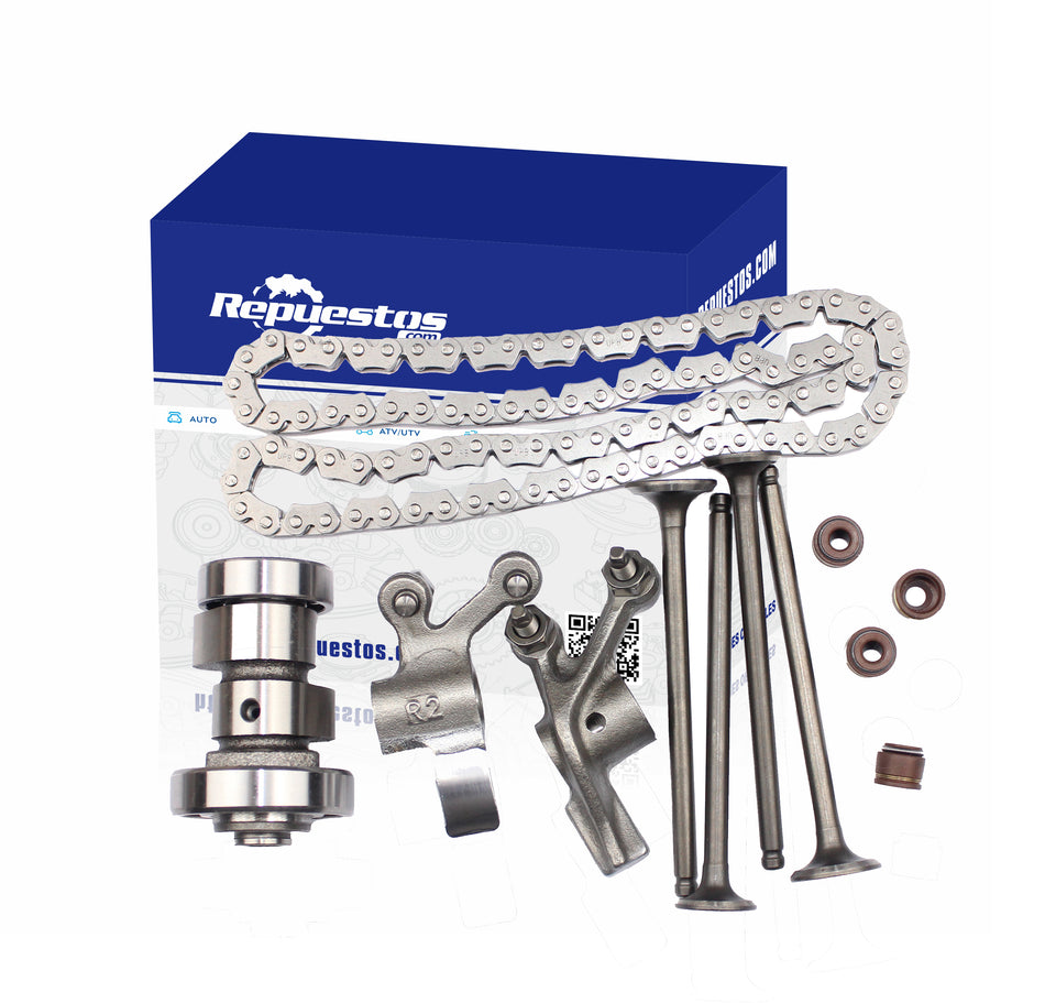 ARBOL DE LEVAS BALANCINES VALVULAS Y CADENA PARA YAMAHA BWS125