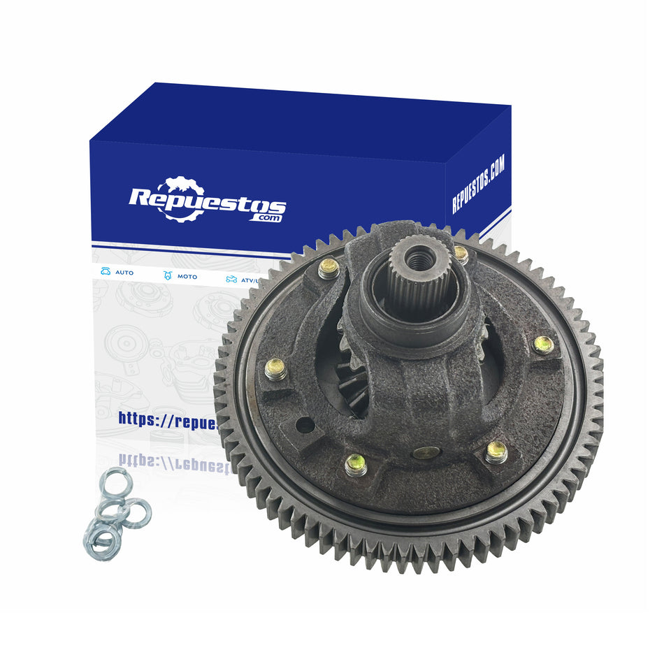 DIFERENCIAL COMPLETO MOTOCARRO PARA BAJAJ BS3/BS4 2 STROKE 175CC AND 205CC 77T